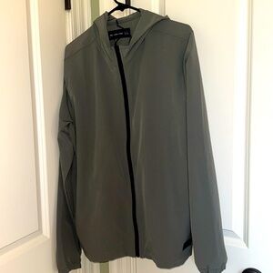 Abercrombie & Finch light weight Gray jacket/hoodie large